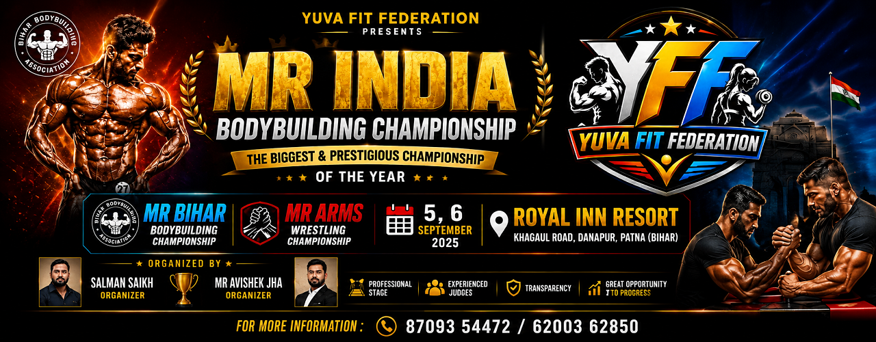 Mr India Bodybuilding Championship Banner